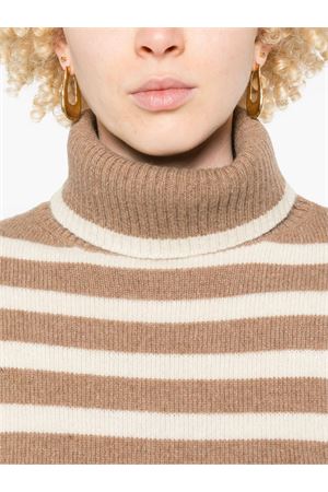 Striped cashmere turtleneck sweater SEMI COUTURE | Y4WE11RG094